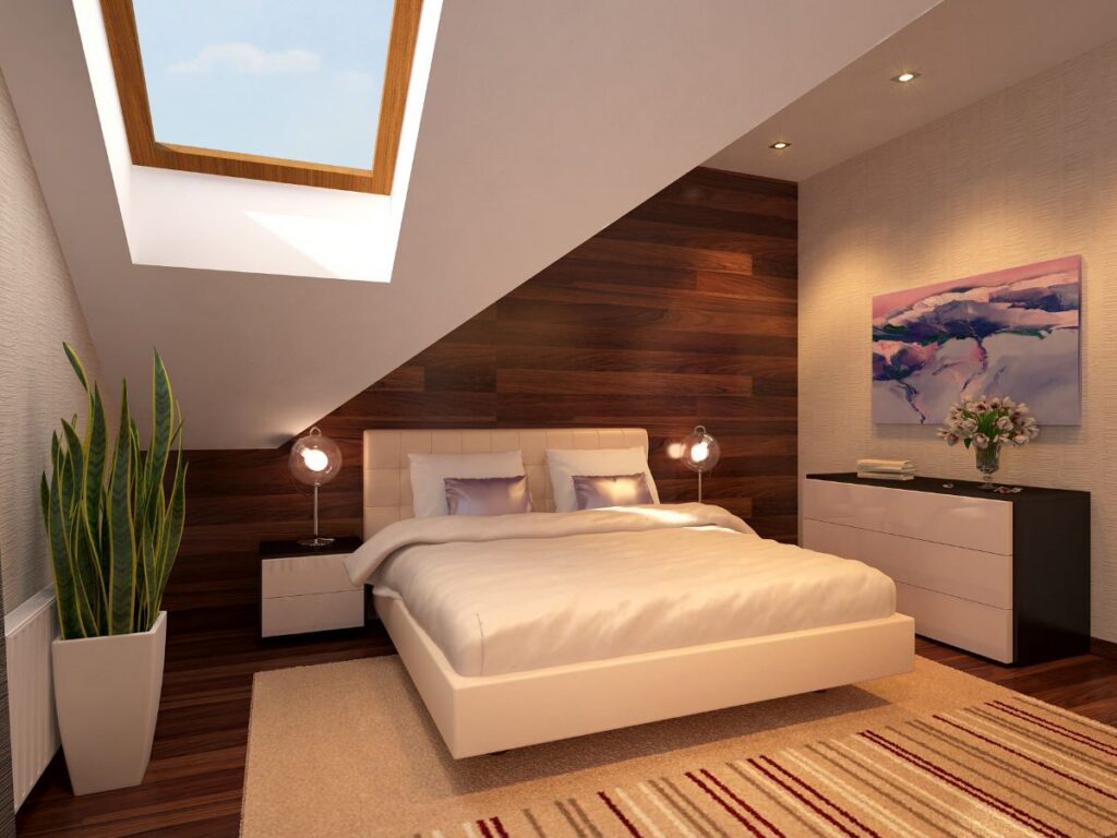 bed frame and mattress