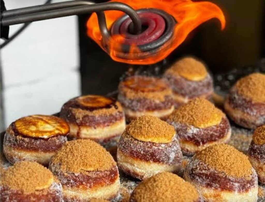 creme brulee donut
